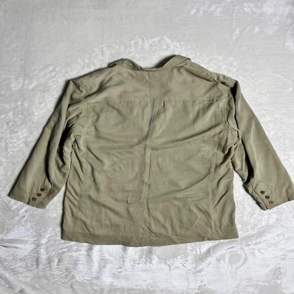 Tommy Bahama Silk Sport Coat Men's M Beige Blazer Unstructured Chore Jacket Tan - Picture 5 of 8